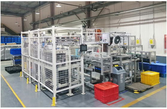 汽车油底壳侧盖装配检测线